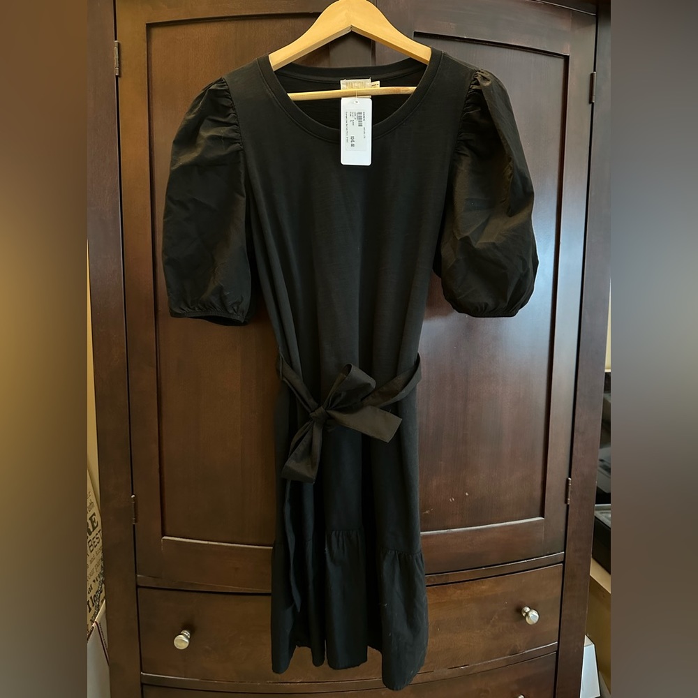 Nation Ltd. Evangeline belted mini dress. XL. Black.
